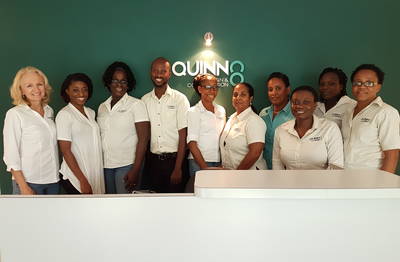 A few of the staff enjoyed gathering for a photo after making their book suggestions for the library A few of the staff enjoyed gathering for a photo after making their book suggestions for the library